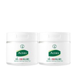 Acnes 3-second soothing toner pads (70 sheets x 2) + Forman All-in-One 10ml x 2 / 아크네스 3초 진정 토너 패드 70매 x2개 증정포맨올인원10mlx2개
