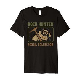 Rock Hound Geology Fossil Hunter Mineral Collector Gift Premium T-Shirt