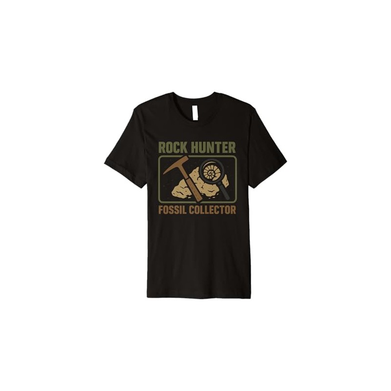 Rock Hound Geology Fossil Hunter Mineral Collector Gift Premium T-Shirt