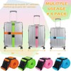 Aieino Luggage Straps Heavy Duty Luggage Straps 6.5ft Adjustable Quick