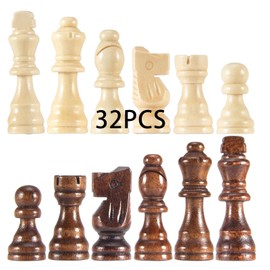 CZN Master of Chess Handmade Championship Chess Set Without Chess Board - Weighted Only Chess Pieces Wood