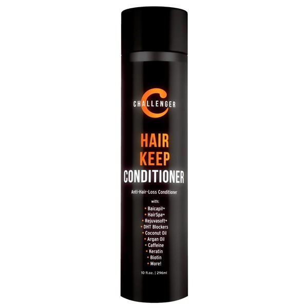 New Hair Keep Conditioner - Challenger DHT Blocking, Hair Growth Conditioner - 10OZ w/Baicapil, Rejuvasoft, HairSpa, Caffeine, Biotin, Argan & Coconut Oils, more