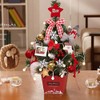 Mini Christmas Tree Decoration with Light Artificial Christmas Trees Decorated
