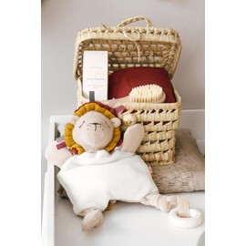 kikadu Activity Toy Lion - Baby Toy Made from 100% GOTS-Certified Organic Cotton