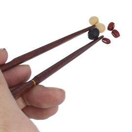 Corrective Chopsticks (How to Hold Correct Chopsticks), Discipline Chopsticks, Children's Chopsticks, Lacquered, Children's Chopsticks (for Elementary School Students), Right Hand, 7.1 inches (18 cm), With Chopsticks, Training, How to Teach, Throat Face 