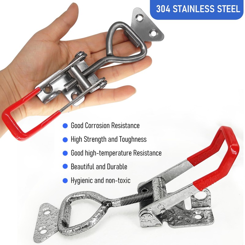 SIAOKL 4003 Heavy Duty Toggle Latch Clamp, 304 Stainless Steel,