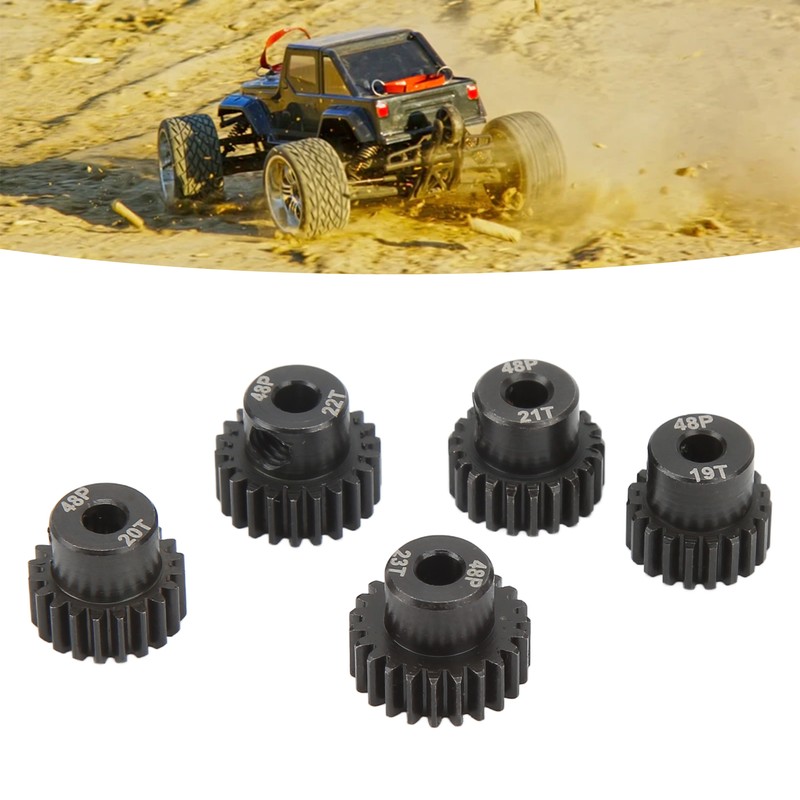 48DP 3.175mm RC Car Motor Gear 19T 20T 21T 22T
