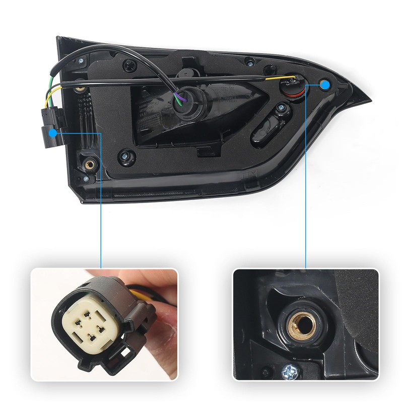 Huray Tail Light for Jeep Cherokee 2019-2023 OE LED Brake