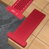 Hole Positioning Ruler Aluminum Alloy 100mm Metric Scale T Ruler