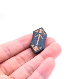 Namvo Handmade Wooden Rune Set, 25 Pieces, Suitable for Beginners, Meditation, Divination, Feng Shui, Reiki Healing and Amulets, with Storage Bag