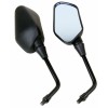 MotorToGo Black Rear View Mirrors for Victory Vegas Vision Kingpin