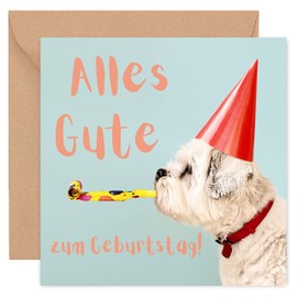 Felbridge Studio - Geburtstagskarte - Geburtstagskarte Frau - Geburtstagskarte Mann - Lustig Freundin Junge Papa Mama Hund - Geburtstagskarten - 18 21 30 40 50 60 - Geschenke Für Frauen Männer -14cm