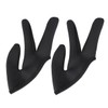 SAFIGLE 2Pcs Heat Resistant Hair Styling Gloves Three Finger Design