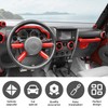 SQQP Carbon Fiber 14PCS Full Set Interior Trim Kit for