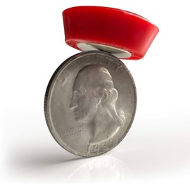 Canailles Magnetic Receptive Double Sided Quarter, Magic Tricks, Pranks and More, Great Fun for Everyone