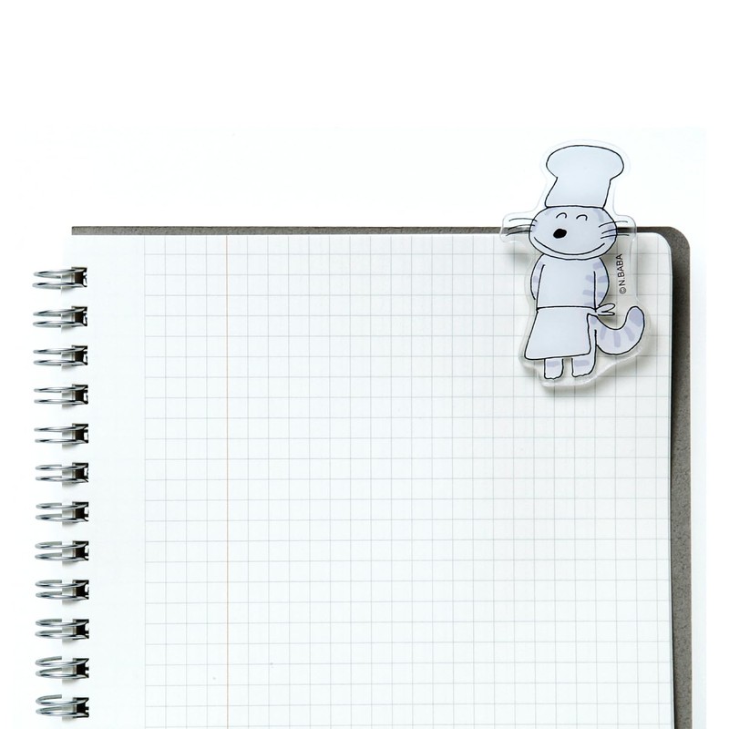 Gakken Staefl G05523 11 Piki Cat Clip, Acrylic Clip, Die