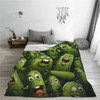 Turamurra Pickle Blanket Funny Gift for Girl Women Comfy Plush