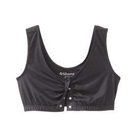 Women’s Front Snap Closure Adaptive Bra - Black 2XL