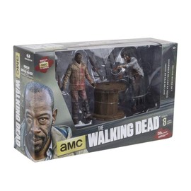 The Walking Dead McF14515 Morgan Jones and Walker Toy, Multi-Colored
