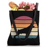 Retro Vintage Sunset Dog Pet Lover Doberman Pinscher Tote Bag