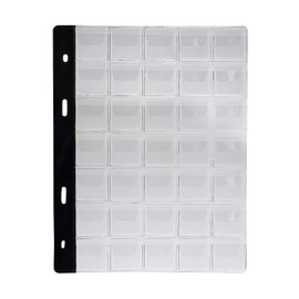 MC.Sammler Pack of 10 Coin Sleeves Coin Sheets for Coins up to 24 mm Diameter e.g. 1, 2, 5, 10, 20 Euro Cents