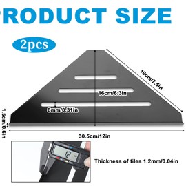 SynHHergyx 2 Pcs Black Shower Corner Shelf with Screws, 304 Stainless Steel Triangle Shower Caddy Coner Organizer Metal Corner Shelf Wall Mount Soap Holder for Bathroom, Kitchen Organization