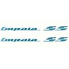 2Pcs 94-96 Impala Ss Rear Quarter Panel Emblem 3D Letter