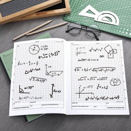 Motiskyy Engineering Notebook 120 Pages Grid Format 8.5" x 11" Paperback Graph Paper Composition Notebook Graph Notepads For Engineer Teacher Architect Designer Scientist (Green,10 Pcs)