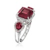 Ross-Simons 3.40 ct. t.w. Ruby Ring in Sterling Silver. Size