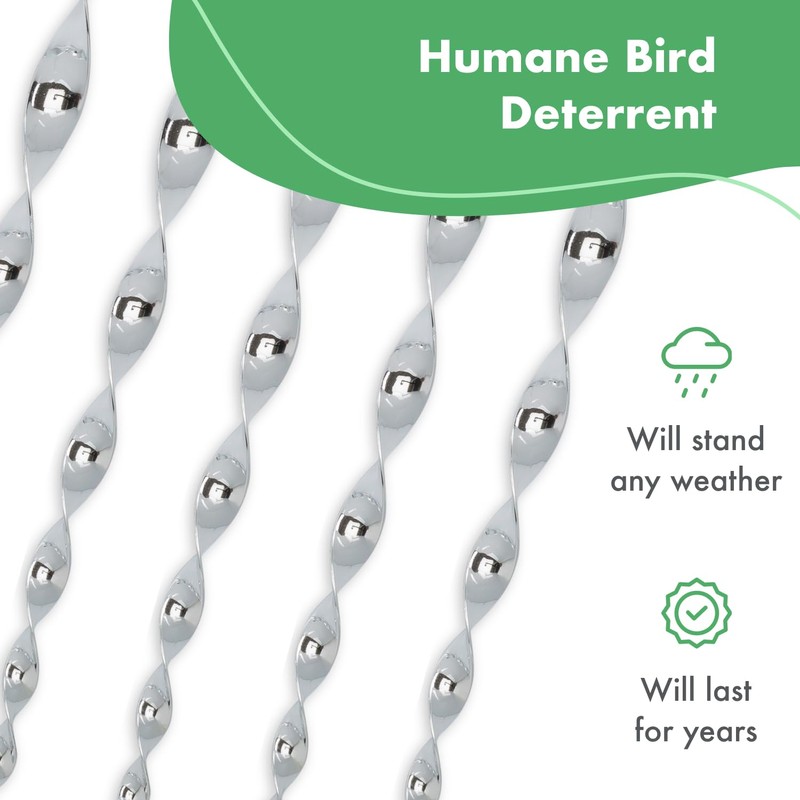 Bird BLINDER Bird Deterrent - Bird Reflective Repellent Outdoor Devices