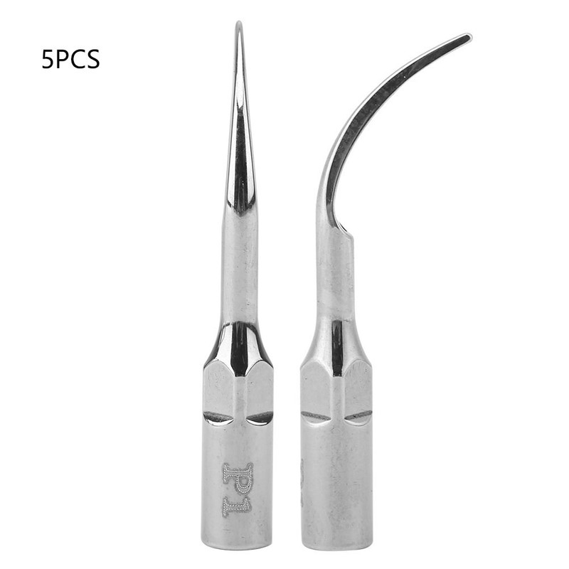 5PCS P1 Dental Ultrasonic Scaler Woodpecker Scaling Perio Tips Endo