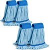 4 Pack - Large Microfiber Tube Mop 400GSM - Heavy