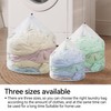 3Pcs Laundry Mesh Wash Bags, Drawstring Net Laundry Bag for