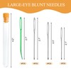 Desenda 16 PCS Strong Large Eye Blunt Needles Multiple Size