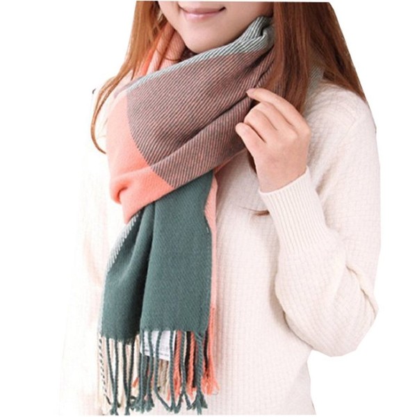 heekpek Winter Long Soft Warm Tartan Check Scarves Wraps for