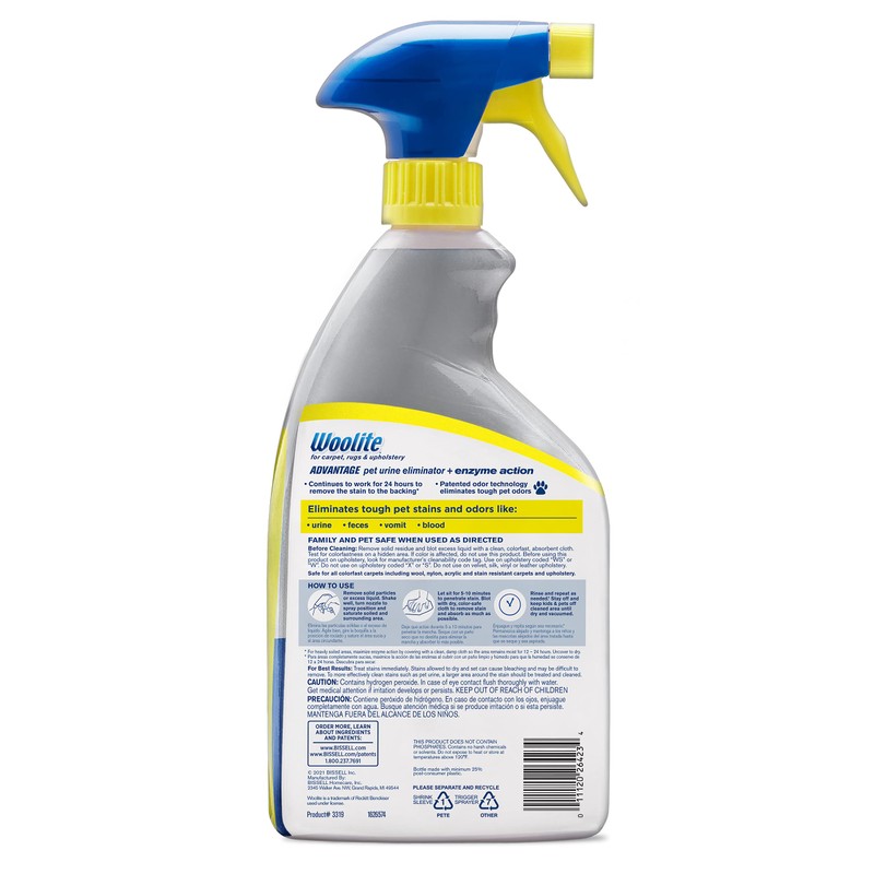 Woolite Advantage Pet Urine Eliminator, 44 Fl Oz, Pack of