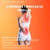 Kit De 5 Compresas Terapéuticas De Semillas Color Vino