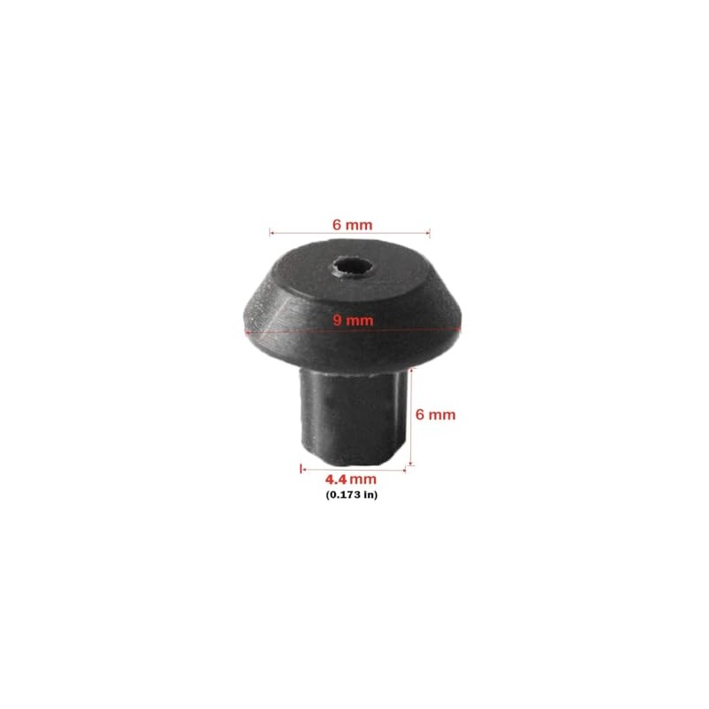 8 Pack WB2K101 Rubber Feet Replacement for GE and Kenmore