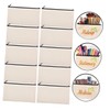 CORHAD 10pcs Sublimation Blank Makeup Bags Canvas Pencil Cases Zipper