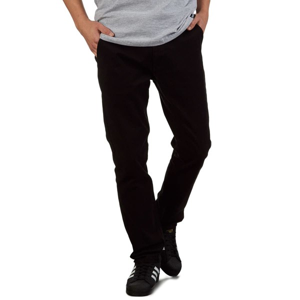 [CCS] Standard Plus Straight Chino Pants - Black - 34-28