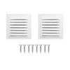 150 * 150, 2 Pieces, Aluminum Wall Vent Cover, Air