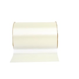 Reliant Ribbon Single Face Satin Allure Sfs Ribbon, 6 Inch X 50 Yards, Ivory