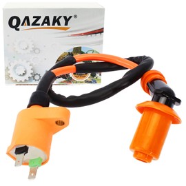 QAZAKY Ignition Coil Compatible with Kawasaki KLX110 Suzuki DRZ110 DRZ70 Eton Viper 50 70 90 ATV RXL50 RXL70 RXL90 50cc 70cc 90cc Kymco Activ Agility Fever ZX ZX50 People 50 125 Sento Sting Super