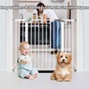 41 Inch Tall Baby Gate Auto Close Dog Gate Adjustable
