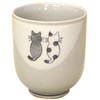 Matsumoto pottery and Cat Tea Bowls (Small) 11542 