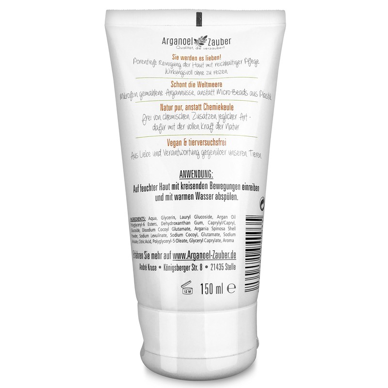 Argan Oil Magic Face Scrub for Impurities and Dry Skin