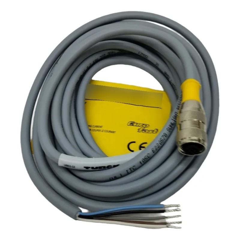 Cable Turck Turck Rk 4.5t-4/sv U0953-53 Hembra M12 5 Hilos
