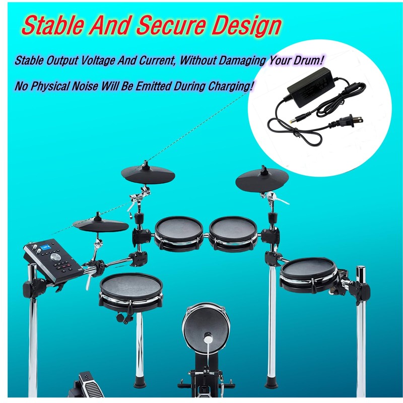MSZLZTD 9V DC Power Compatible with Alesis Command Mesh Kit,