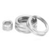 4Pcs A/C Knob Ring Trim Volume Adjuster Decor Fit for
