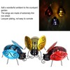3pcs Solar Bee Lights Cute Innovative Iron Art Solar Powered